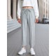 Apricot Sports Casual Pants For Women Summer  New High-waisted Loose Drape Wide-leg Quick-drying Paratrooper Overalls