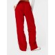 Women's Vintage-Inspired Side Striped Bow Joggers - Comfortable, Elastic Waist with Pockets for Spring & Fall