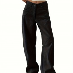 Women's Cargo Pants Baggy High Waisted Wide Leg Trendy Casual Utility Pants