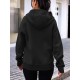 Tooluck sweatshirt outdoor cold-proof thickened fashion queen plus size women's zipper hoodie Plush jacket sweatshirt