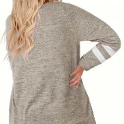 Plus Size Sweatshirts For Women Long Sleeve Oversized Casual Tunic Tops