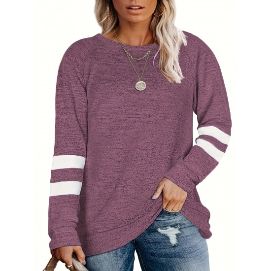 Plus Size Sweatshirts For Women Long Sleeve Oversized Casual Tunic Tops