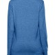 Plus Size Women's Irregular Button-hem Long-sleeved Loose T-shirt