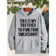 Plus Size Cozy Letter Print Hoodie - Soft, Casual, Drawstring, Hooded, Long Sleeve, Kangaroo Pocket Sweatshirt for Fall & Winter - Women's Comfortable Plus Size Clothing for Everyday Wear