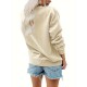 Plus Size Heart Print Pullover Sweatshirt, Casual Long Sleeve Crew Neck Sweatshirt For Fall & Spring, Women's Plus Size Clothing