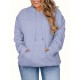 Women's Plus Size Hoodies Casual Long Sleeve Sweatshirts Drawstring Pullover Tops With Pocket